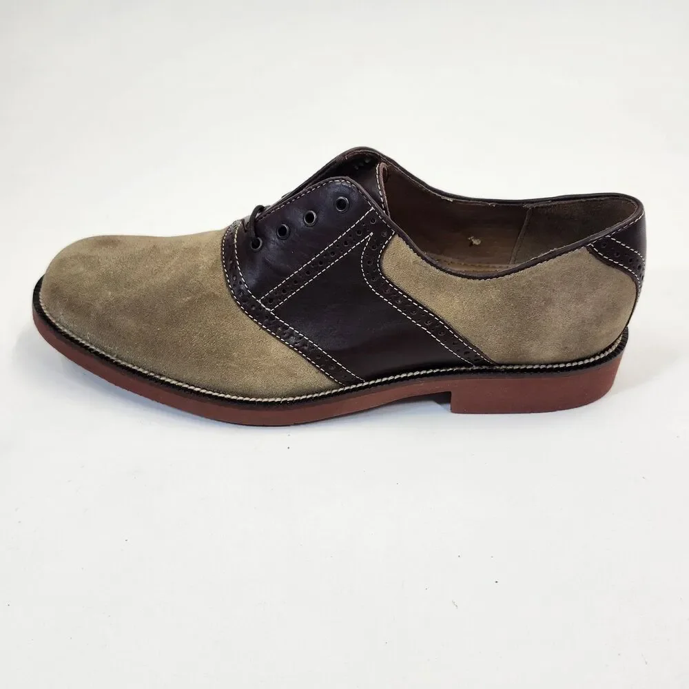 Bostonian Shoes Mens 10 M XL ExtaLight Oxford Suede Leather Walking NEW Dress